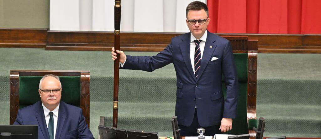 Hołownia atakuje Czarzastego: ustawa prezydencka „SAFE 0 proc.” powinna być procedowana!