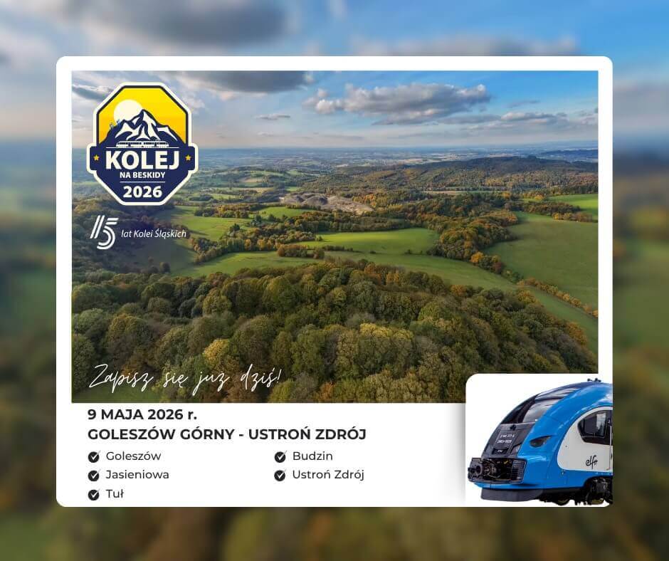 Ruszyła Kolej na Beskidy – na pierwszą wycieczkę z Kolejami Śląskimi w maju zostały ostatnie miejsca