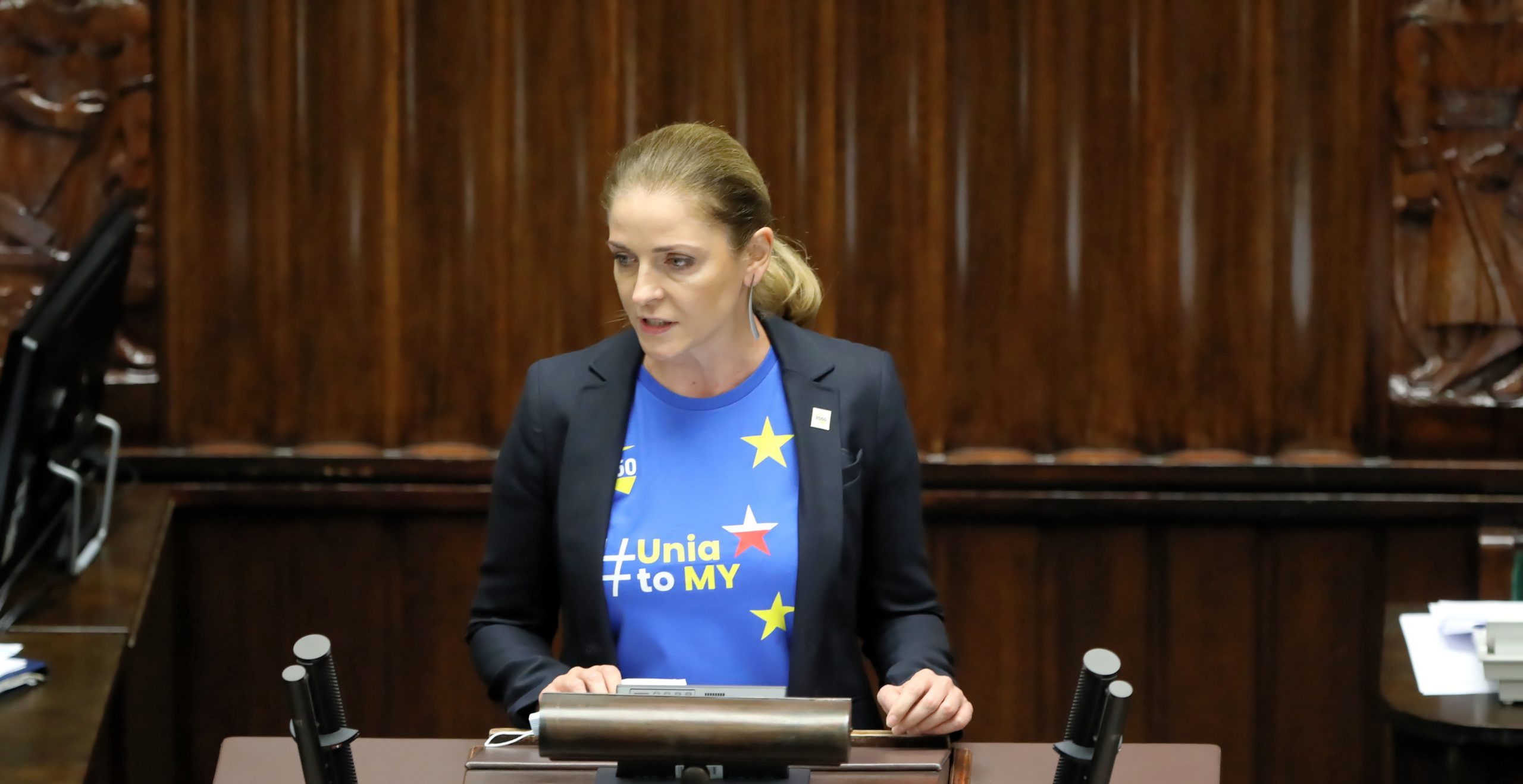 Joanna Mucha punktuje rząd